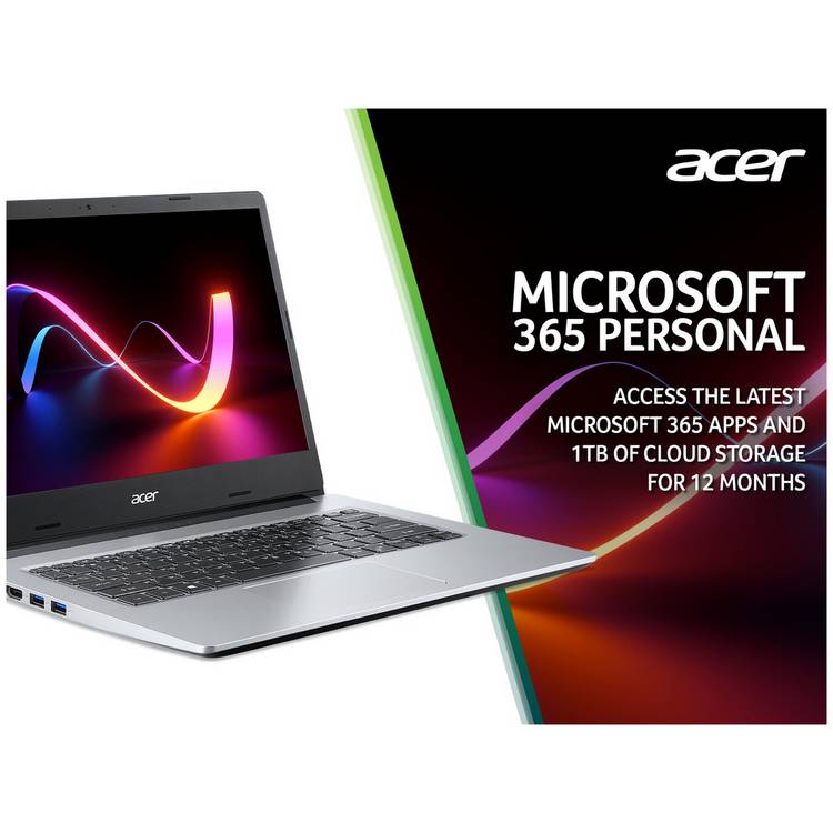 Acer Aspire 1 14in cloudbook (British brand)