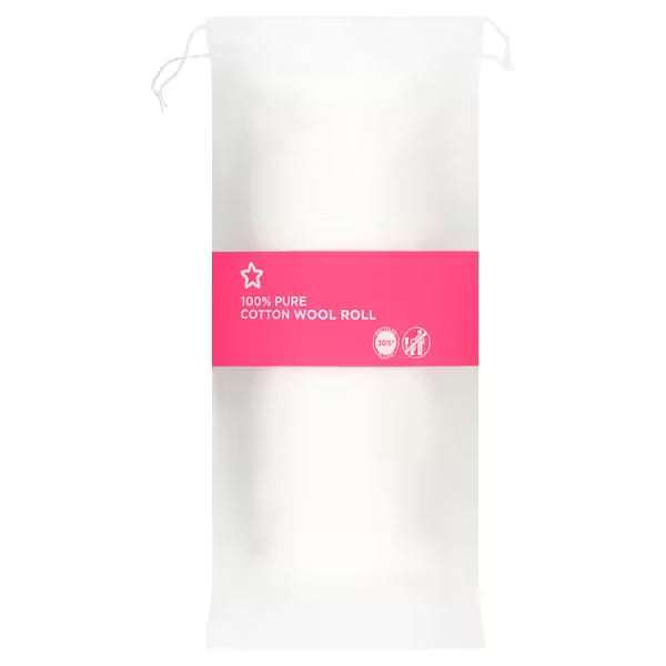 Superdrug versatile cotton wool roll 125g (British brand)