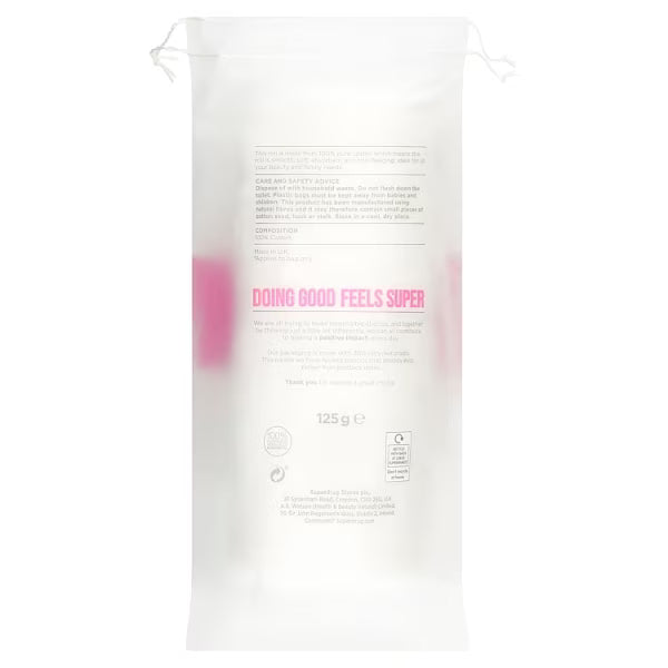 Superdrug versatile cotton wool roll 125g (British brand)