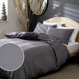 Habitat cotton waffle charcoal bedding set single - British product