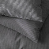 Habitat cotton waffle charcoal bedding set single - British product
