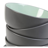Habitat two tone mint green and grey dinner set 16 piece, UK version