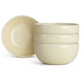 Habitat Evora Natural cereal bowls set of 4 - British product