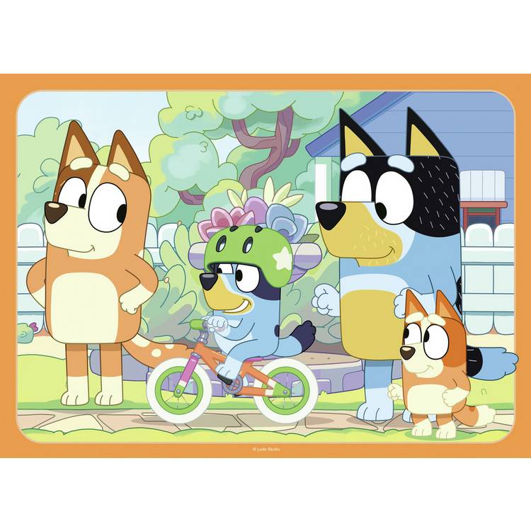 Bluey jigsaw puzzle 4-pack 42 pieces - British product