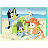 Bluey jigsaw puzzle 4-pack 42 pieces - British product