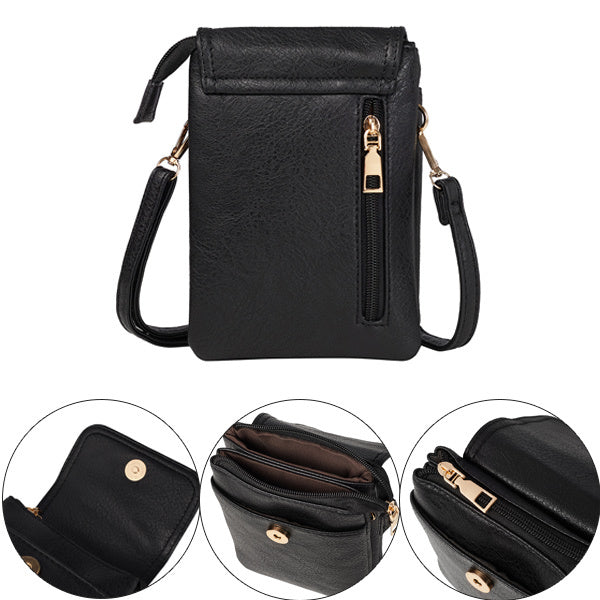 Livingandhome crossbody phone bag with adjustable strap, imported from the UK