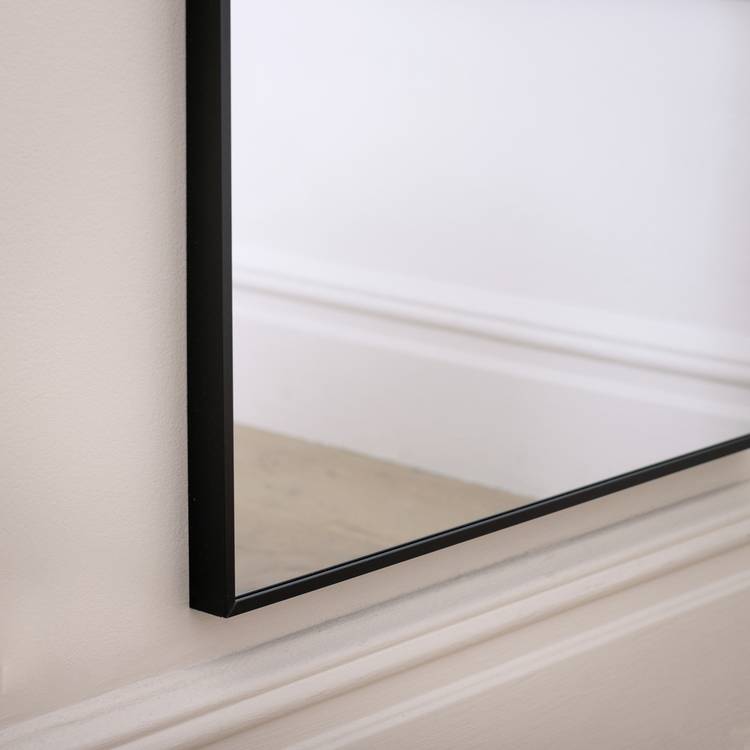Habitat black full length arch wall mirror 150x50cm - British product