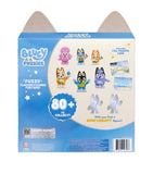 Bluey Fuzzies Deluxe figure set, imported from the UK