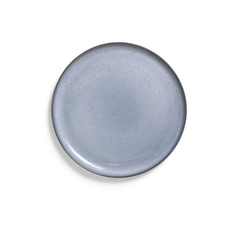 Habitat Evora blue stoneware side plates set of 4 UK version