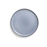 Habitat Evora blue stoneware side plates set of 4 UK version