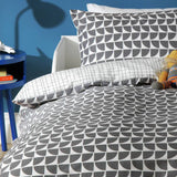Argos Habitat Kids Monochrome Geo Grey Bedding Set - Single- Buy online at McGrocer