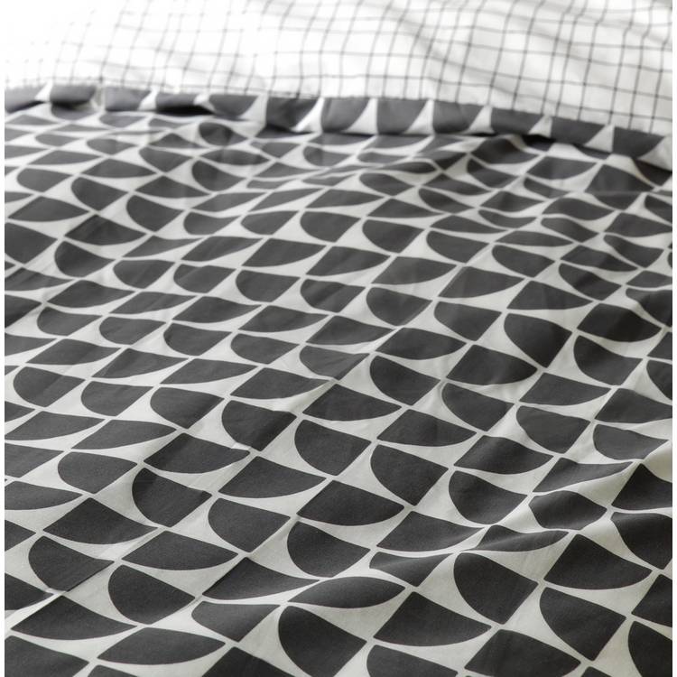 Habitat Kids Bedding Set Monochrome Geo Grey Single (British brand)