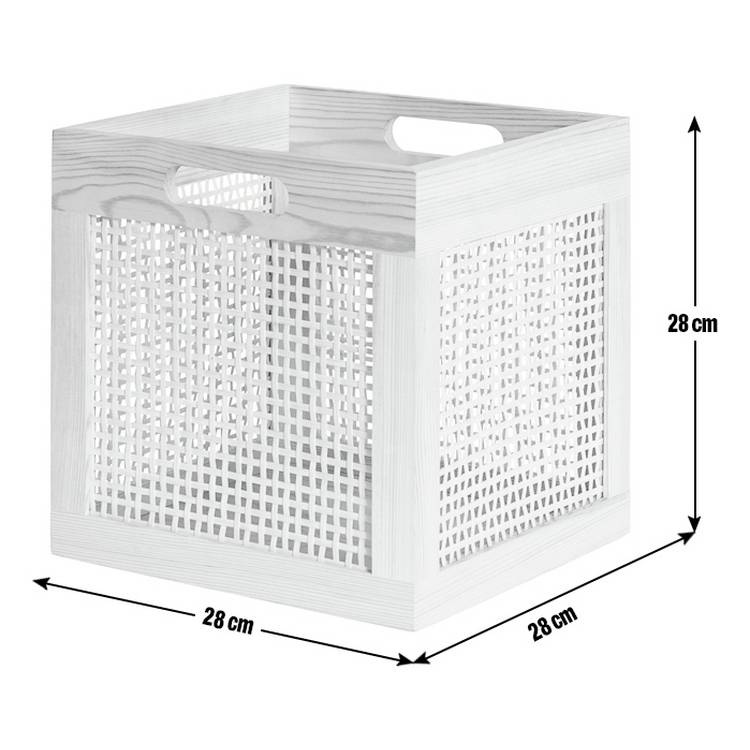 Habitat rattan square storage boxes 2-pack, imported from the UK
