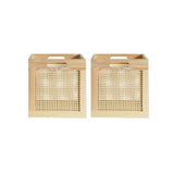Habitat rattan square storage boxes 2-pack, imported from the UK
