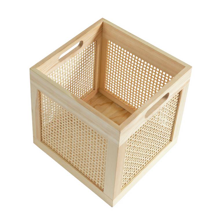 Habitat rattan square storage boxes 2-pack, imported from the UK
