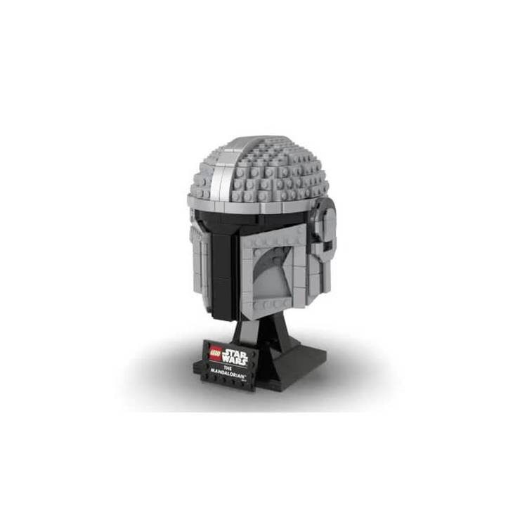 LEGO Mandalorian Helmet model 584 pieces, imported from the UK