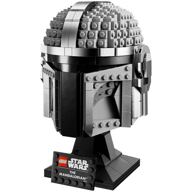 LEGO Mandalorian Helmet model 584 pieces, imported from the UK