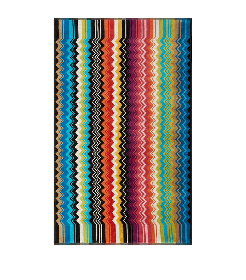 Missoni Home Giacomo bath towel 70cm x 115cm, imported from the UK