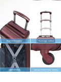Flight Knight burgundy cabin suitcase 40x20x25cm (British brand)