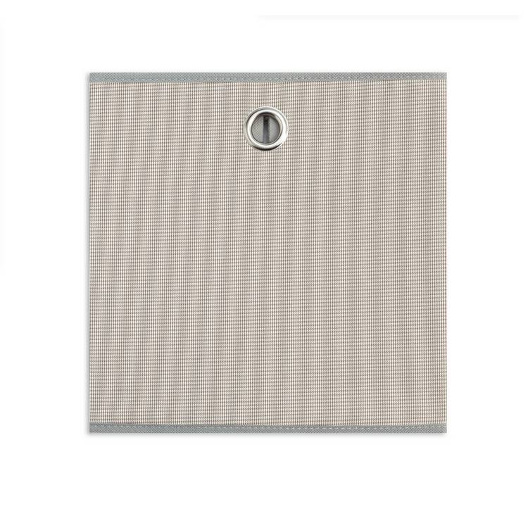 Argos Home woven linen storage boxes set of 4 grey 28cm, imported from the UK
