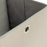 Argos Home woven linen storage boxes set of 4 grey 28cm, imported from the UK