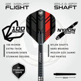 Winmau Saracen 25g 90% tungsten darts set (British brand)