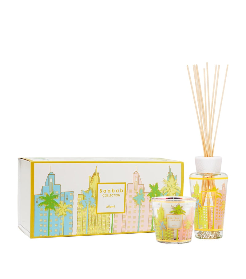 Baobab Collection Miami gift box candle and diffuser (British brand)