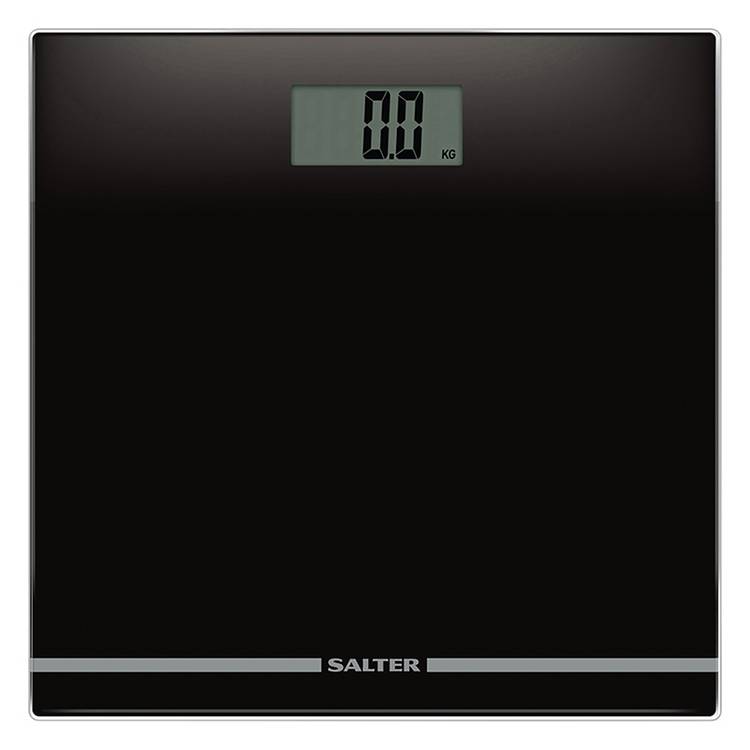 Salter digital bathroom scale black, UK version