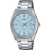 Casio men's watch blue dial stainless steel, imported from the UK
