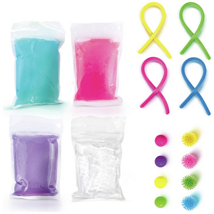 So Slime fidget slime kit with colourful and clear slime - British product