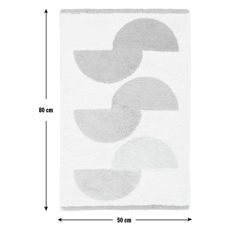 Habitat tufted cotton bath mat white, UK version