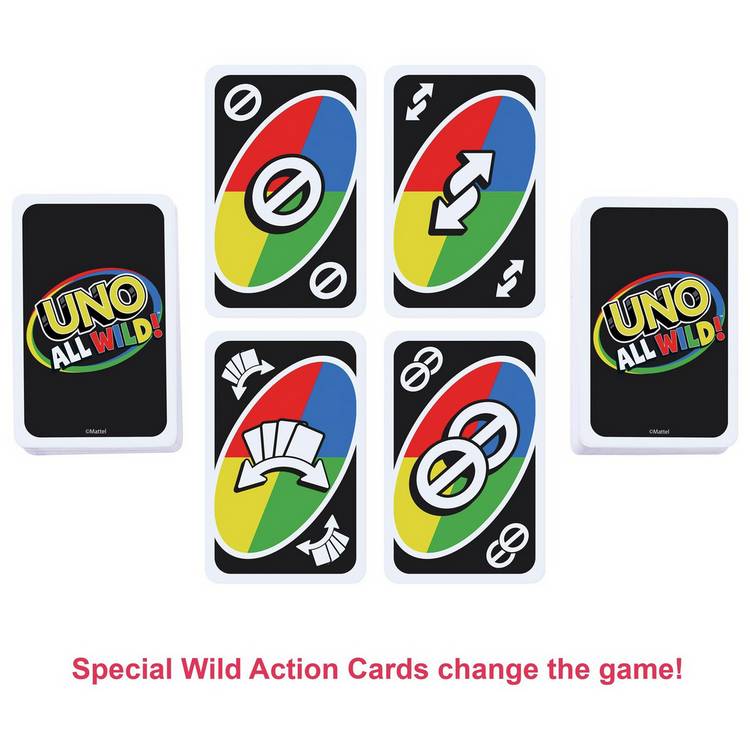 UNO All Wild card game, UK version