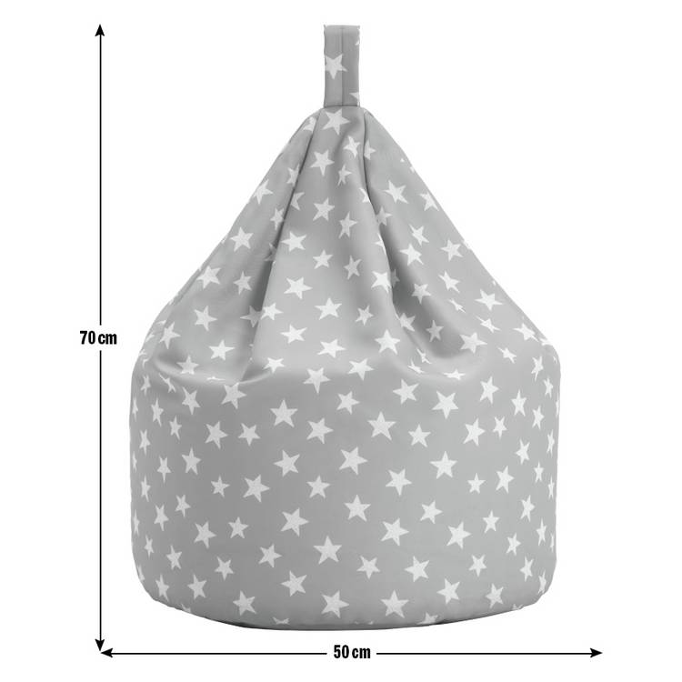 Habitat kids grey stars bean bag - British product
