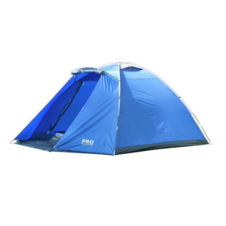 Pro Action 6 person dome tent camping with porch - British product