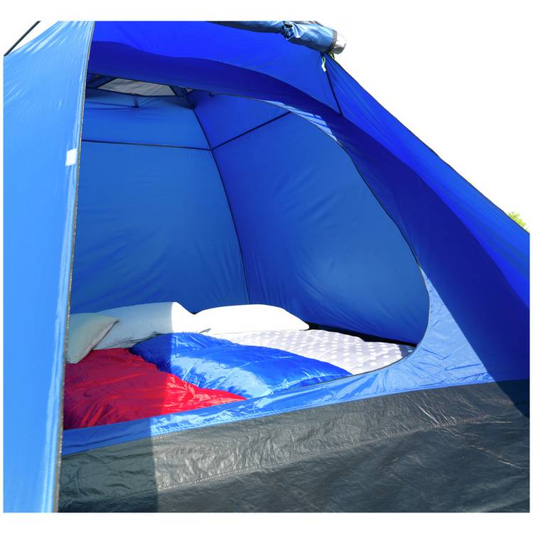 Pro Action 6 person dome tent camping with porch - British product