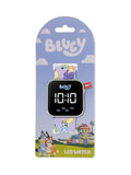 Peers Hardy Bluey children's LED watch with silicone strap, UK version