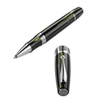Montegrappa sterling silver-trim marbled celluloid rollerball pen 14cm, imported from the UK