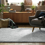 Argos Habitat Noodle Plain Grey Shaggy Rug - 80x150cm- Buy online at McGrocer