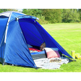 Pro Action 4 person dome camping tent with porch - British product