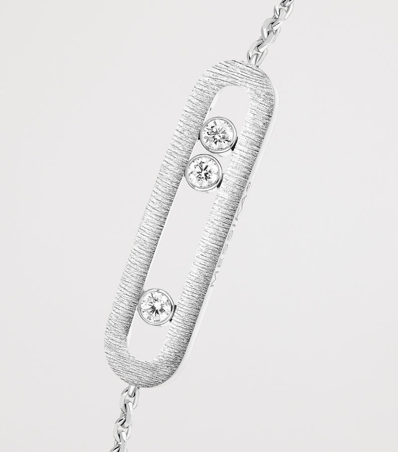 Messika Move Classique white gold diamond bracelet 0.30ct, UK version