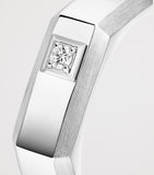 Messika Moderniste weißgoldener Diamant-Mittelring, importiert aus dem Vereinigten Königreich
