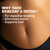 Dr. VEGAN Debloat and Detox supplement 60 capsules, imported from the UK