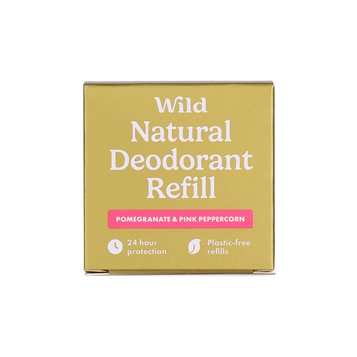 WILD Pomegranate & Pink Peppercorn Natural Deodorant Refill 40g - McGrocer