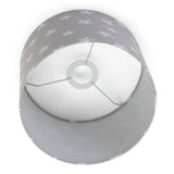 Argos Home grey star print lampshade 25cm, imported from the UK