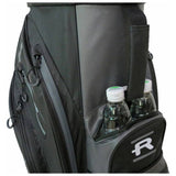 Rife waterproof golf cart bag in black/grey, imported from the UK