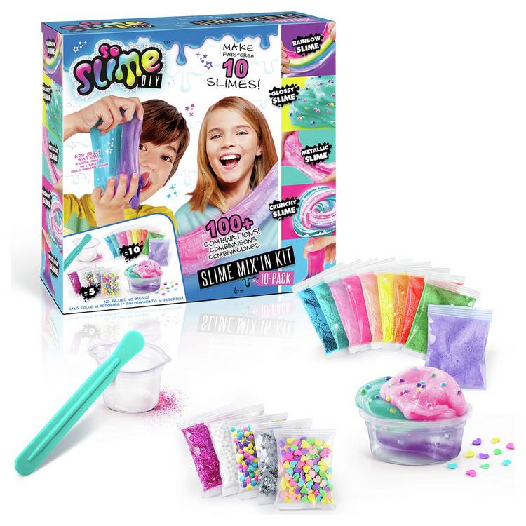 So Slime DIY Mix In Kit 10 pack slime kit, imported from the UK