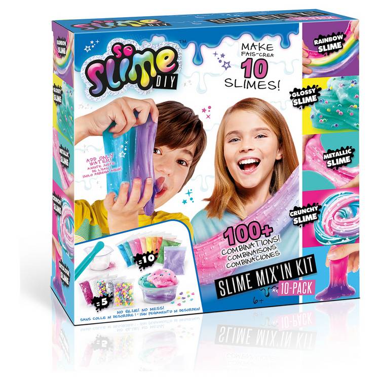 So Slime DIY Mix In Kit 10 pack slime kit, imported from the UK