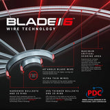 Winmau Blade 6 Triple Core PDC professional dartboard - British product