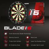 Winmau Blade 6 Triple Core PDC professional dartboard - British product