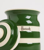 Harrods Cornish stripe storage jar H12.5cm (British brand)